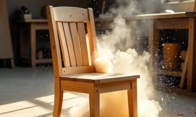 chair blows up