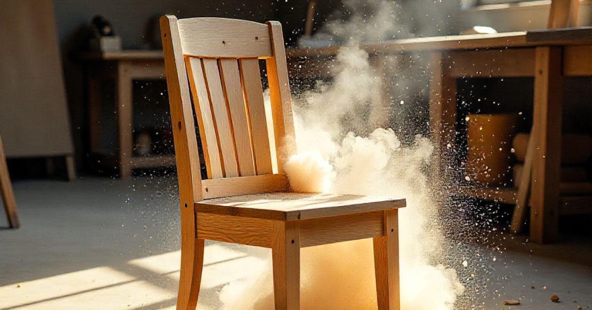chair blows up